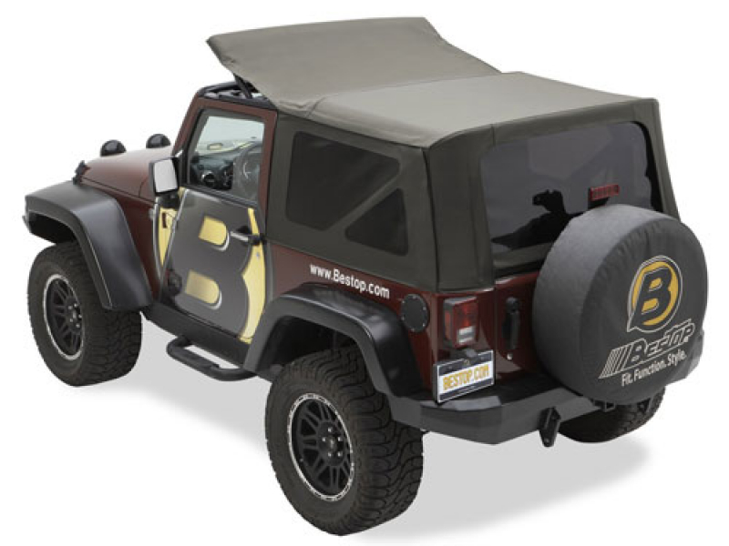 Ersatz Softtop  2-Tuerer  Black Twill Jeep JK 07-09