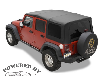 Ersatz Softtop  4-Tuerer  Black Twill Jeep JK 10-18