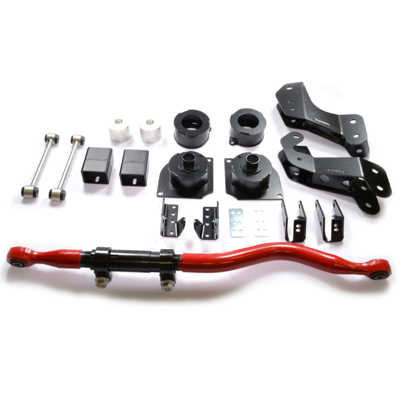 EVO MFG Overland Boost Kit  2,5" Spacer inkl. TÜV-Teilegutachten  mit Stoßdaempferverlängerungen