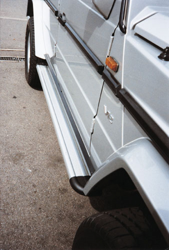 Trittbretter aus Aluminium (Satz) Mercedes G 463, 3-trg.