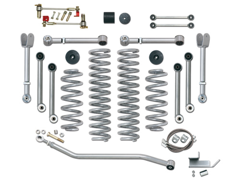 Fahrwerk Super Flex Short Arm +3,5" ohne Stoßdämpfer - TJ 97 - 0