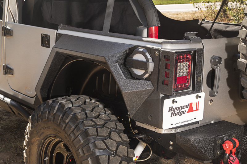Rugged Ridge XHD Armor Fenders / Verbreiterungen hinten Jeep Wrangler JK BJ 07-18