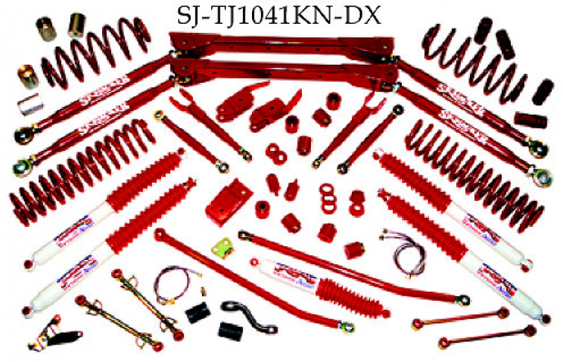 Skyjacker Rock Ready Lift Kits 4 Zoll Jeep TJ (1997-02)