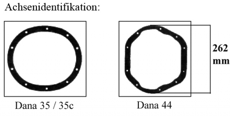 Simmerring  Öl außen Dana 35