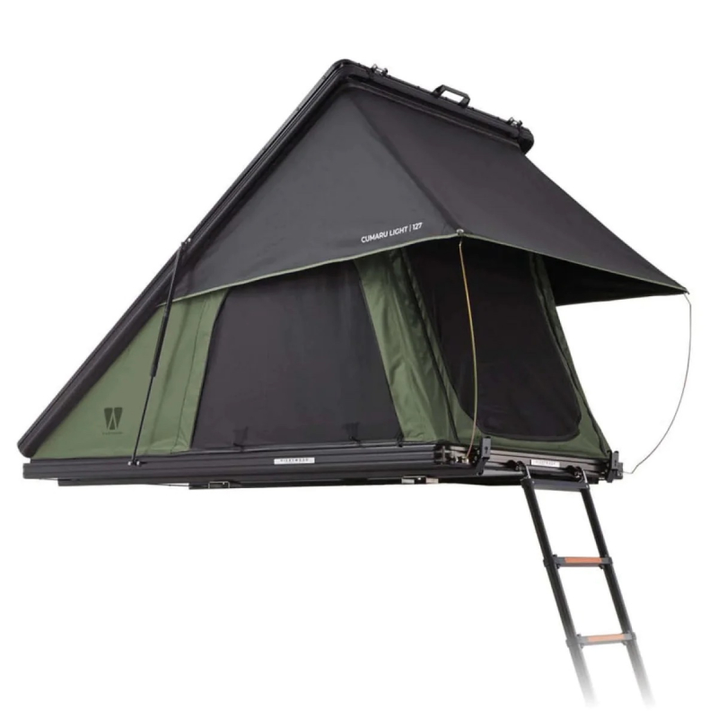 Alu Triangle Hartschalen Dachzelt CUMARU LIGHT 127 ECO oliv