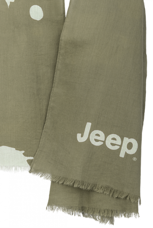 MAN SCARF "Splashes" Dusky Green