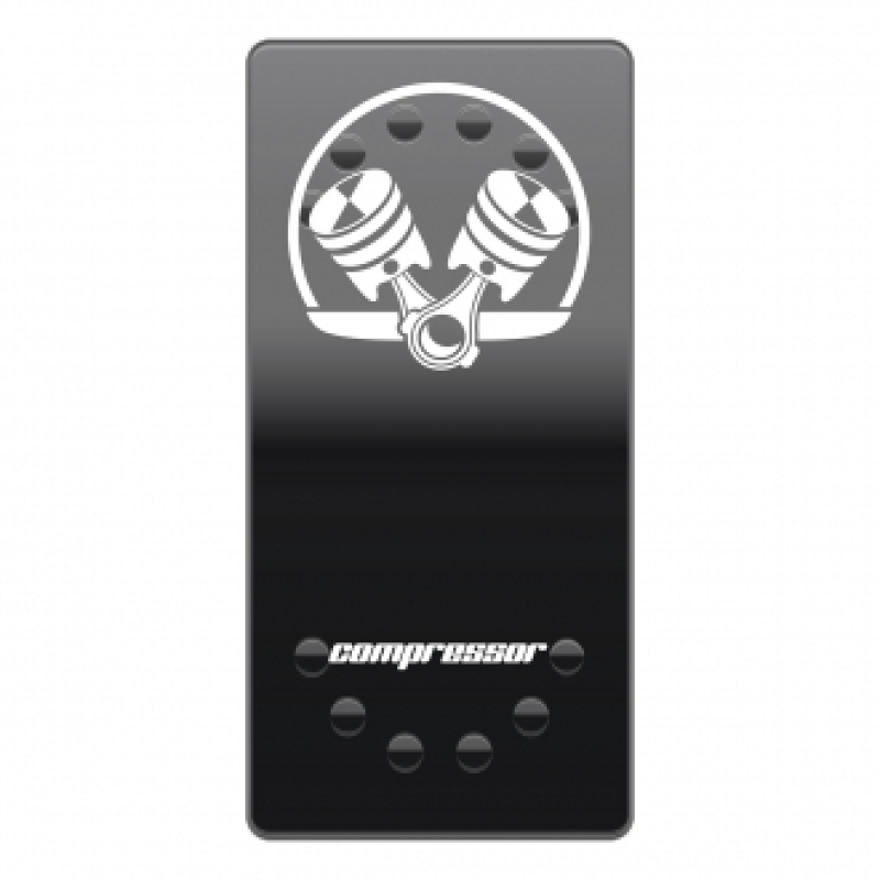 Wippenschalter Cover Compressor horntools Offroad Switch Wipp Schalter Laserbeschriftet für Hintergrundbeleuchtung horntools Rocker Switch