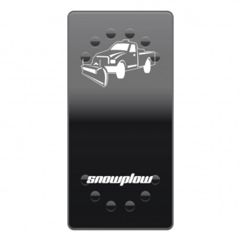 Wippenschalter Cover SNOWPLOW horntools Offroad Switch Wipp Schalter Laserbeschriftet für Hintergrundbeleuchtung horntools Rocker Switch Wi