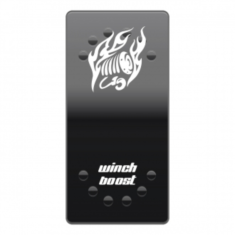 Wippenschalter Cover WINCH BOOST horntools Offroad Switch Wipp Schalter Laserbeschriftet für Hintergrundbeleuchtung horntools Rocker Switch
