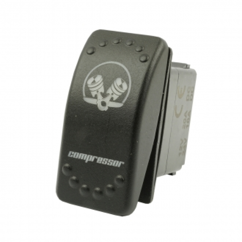 Wippenschalter Compressor horntools Offroad Switch Wipp Schalter mit LED Beleuchtung horntools Rocker Switch Wipp Schalter