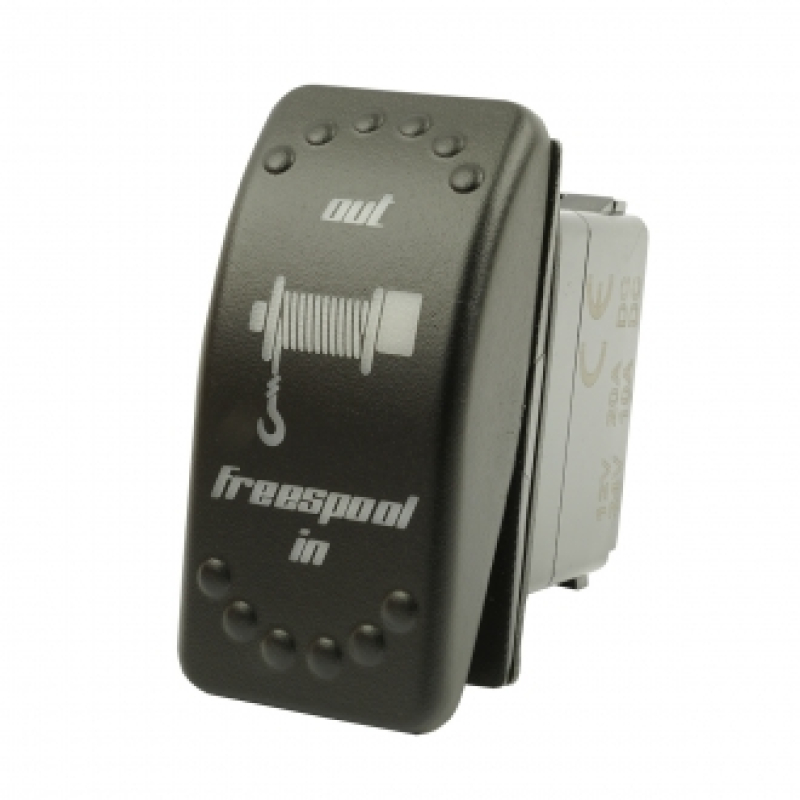 Wippenschalter Winch Freespool horntools Offroad Switch Wipp Schalter mit LED Beleuchtung horntools Rocker Switch Wipp Schalter