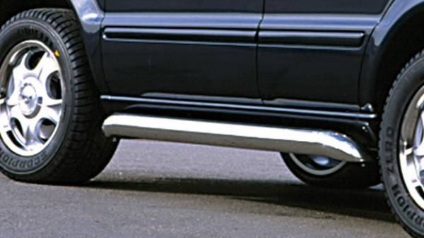 Schwellerrohre 80mm  Edelstahl M-Klasse ab 98