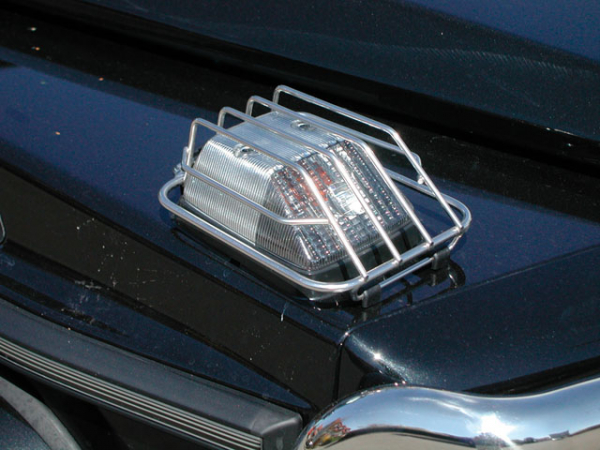 Blinkergitter (Satz) Edelstahl poliert, Mercedes G, alle Modelle