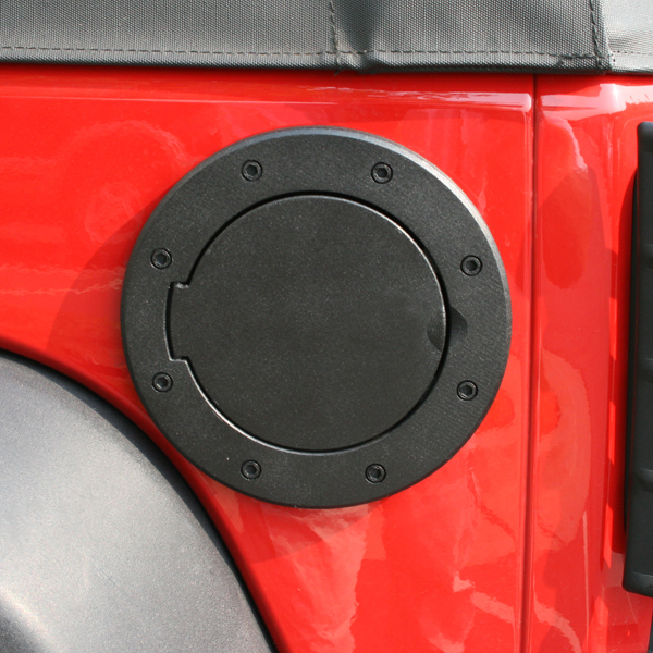 FUEL COVER Schwarz Aluminum JK WRANGLER 10.07 Skin-Verpackung