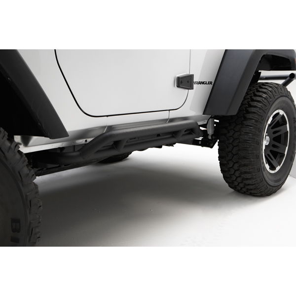 RRC ROCKER GUARDS schwarz strukturiert, Wrangler JKU 07-18 4-Tuerer