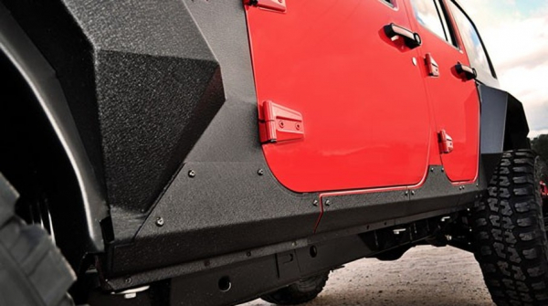 Rugged Ridge XHD Armor Cladding / Einstiegsleisten Jeep Wrangler JKU BJ 07-18