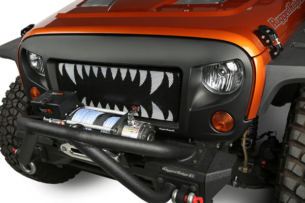 Spartan Kuehlergrilleinsatz Monster Teeth Jeep JK 07-18