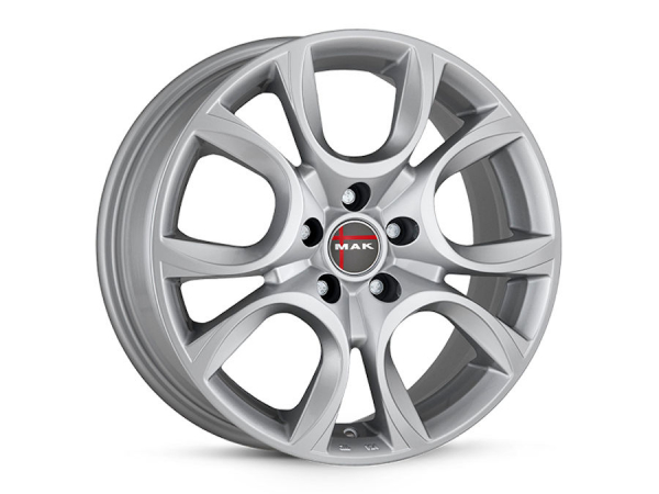 ALUFELGE MAK TORINO 7X16 5X110 ET+34, SILBER, JEEP RENEGADE