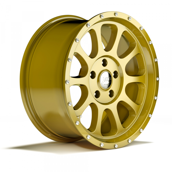 Montana Alloys Alufelge 1450 gold 8,5x18 ET +32 mit TÜV Jeep Wrangler JL / JLU