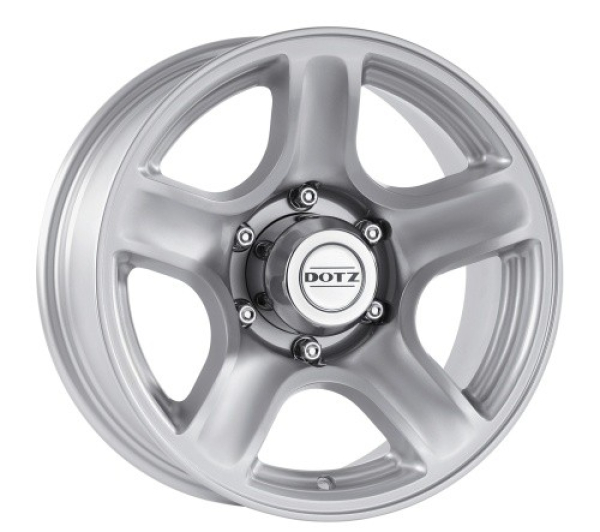 DOTZ-Alufelge Hamada 8x16 silber, 6x139,7, ET0