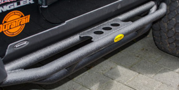 Flankenschutzset SRC mit TÜV schwarz 2 Tuerer - Wrangler JK 07 -18