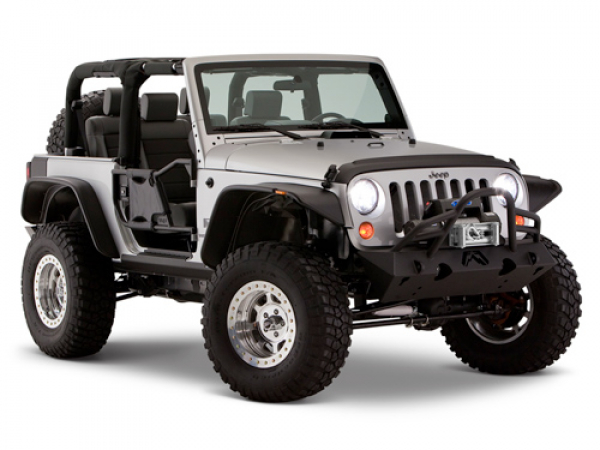 Bushwacker Airscoop Kunststoff - Wrangler JK 07 - 18