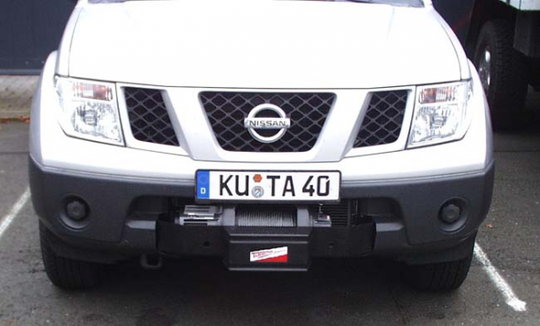 Windenanbausatz Nissan Navara D40, inkl. RSF-Abdeckung