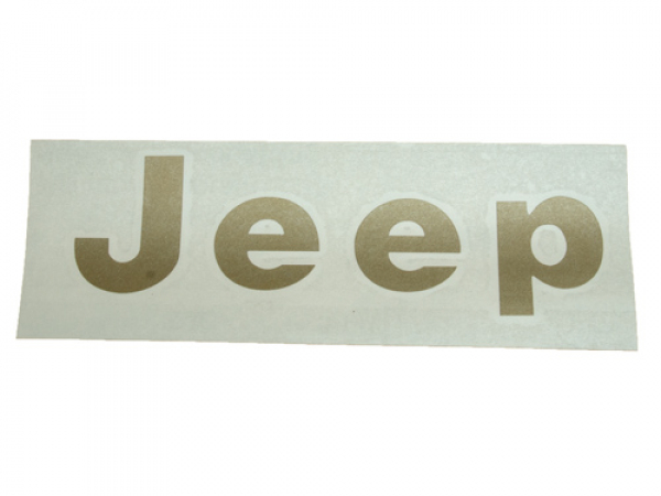 Dekorset  Jeep Seitlich gold CJ: 76 - 86 | YJ: 87 - 95