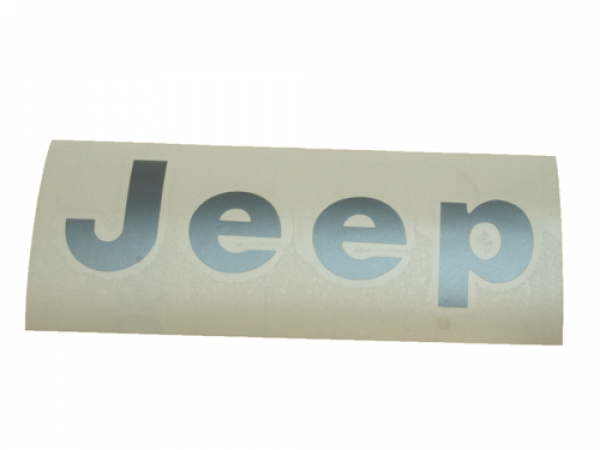 Dekorset  Jeep Seitlich silber CJ: 76 - 86 | YJ: 87 - 95