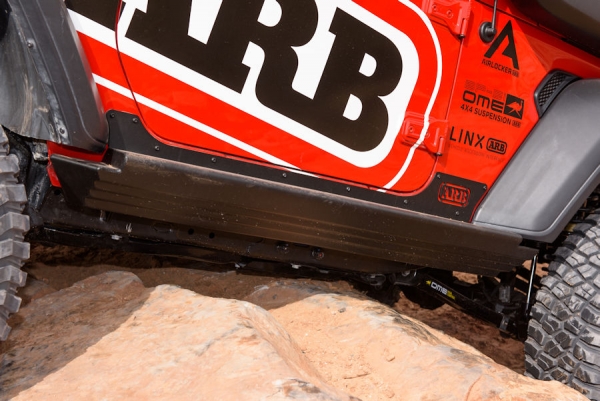 ARB-ROCK SLIDERS JEEP WRANGLER JL 2-TÜRER, SCHWARZ