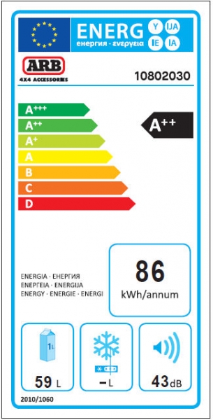 ARB ZERO SINGLE ZONE KÜHLBOX 60L 12-V/24-V/220-V