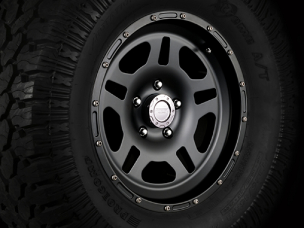 Alufelge Utah schwarz 8,5x17 ET +10 mit TÜV Gutachten - Wrangler JK 07 -