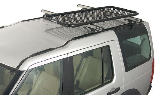 RHINO RACK DACHTRÄGER M. GITTER, STAHL, 1500 X 650, SCHWARZ PULVERBESCHICHTET