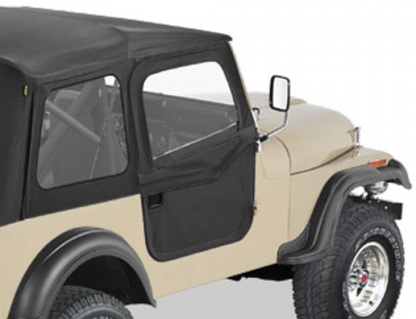 Teilbare Türen Black Denim Jeep CJ7 76-80