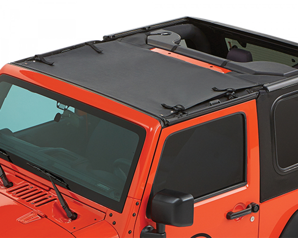 Bikinitop Targa Style Black Diamond 4 Tuerer - Jeep JK 07 - 18