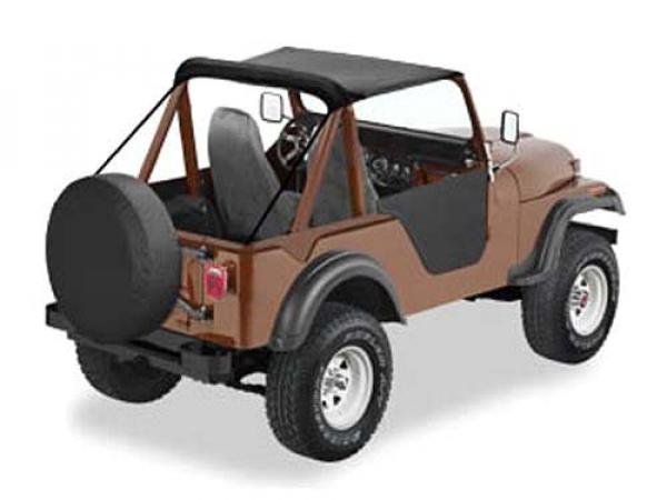 Traditional Bikinitop Black Crush - Jeep CJ5 55 - 75