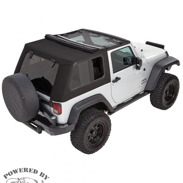 Trektop Pro  Black Twill 4 Tuerer Jeep JK 07-18