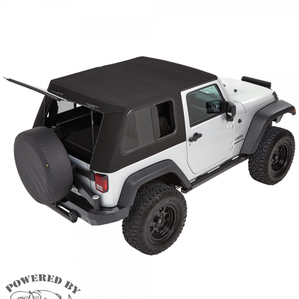 Trektop Pro  Black Twill 4 Tuerer Jeep JK 07-18