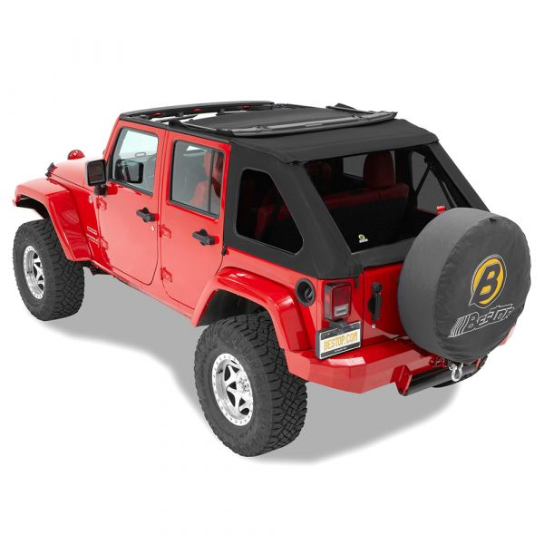 Ersatz Softtop Trektop NX  Black Twill 4-Tuerer Jeep JK 07-18