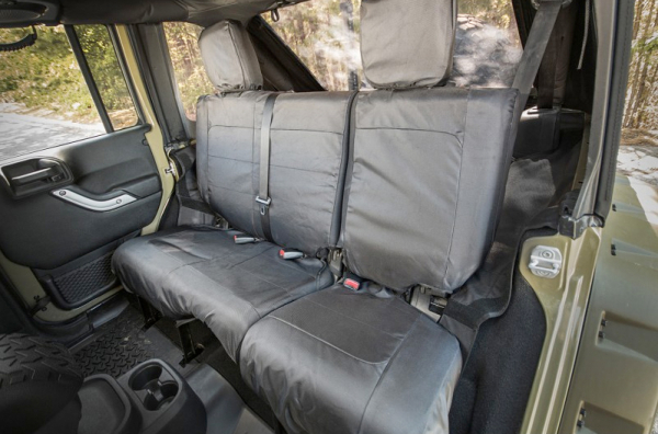 Rugged Ridge Ballistic Seat Covers/ ballistische Sitzbezüge vier Türer hinten  Jeep Wrangler BJ 07-10