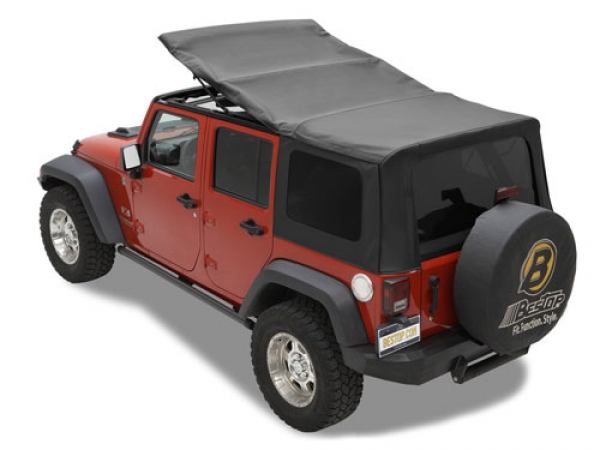 Ersatz Softtop  4-Türer  Black Twill Jeep JK 07-09