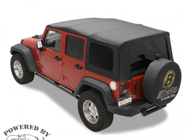 Ersatz Softtop  4-Tuerer  Black Twill Jeep JK 10-18