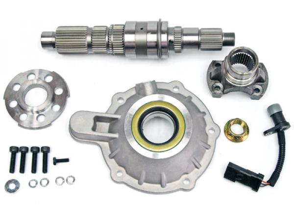 Slip Yoke Eliminator Kit, mega short, YJ/TJ, 87-04