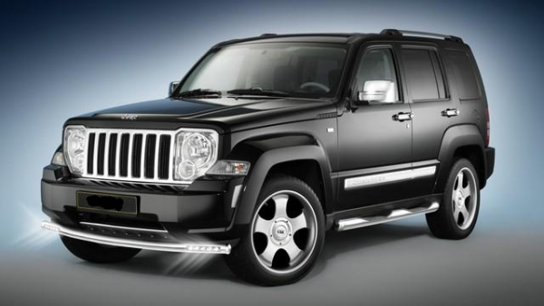 EU-Spoilerschutzrohr Jeep Cherokee KK (Bj.: 09/08-)