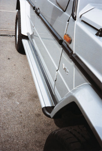 Trittbretter aus Aluminium (Satz) Mercedes G 463, 3-trg.
