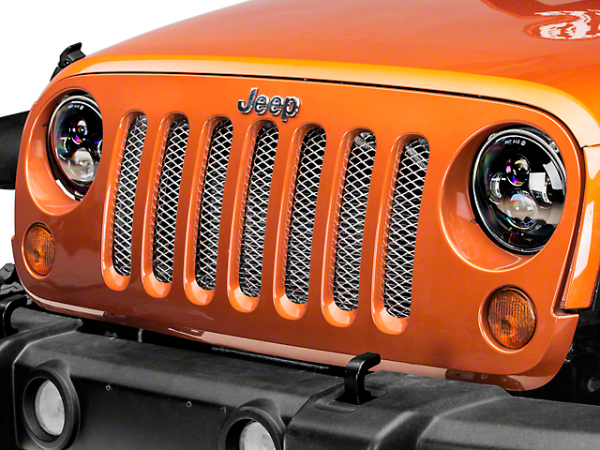 Rugged Ridge  Mesh Kühlerschutz  chrome Jeep JK 07-18