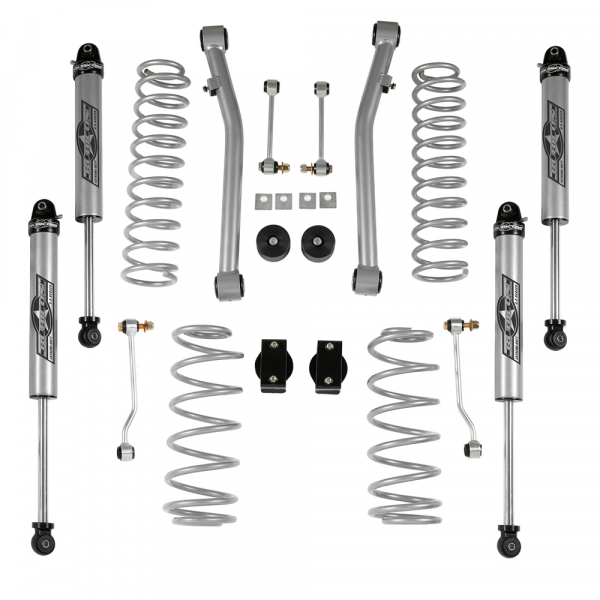 Fahrwerk Standard System Rubicon Express  +2,5" = 63mm  mit RXJ Stoßdämpfer