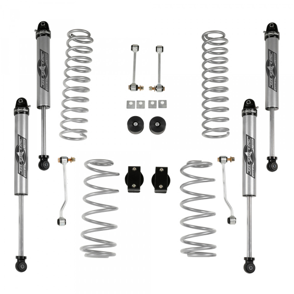 Fahrwerk Standard System Rubicon Express  +2,5" = 63mm  mit RXJ Stoßdämpfer JL Unlimited