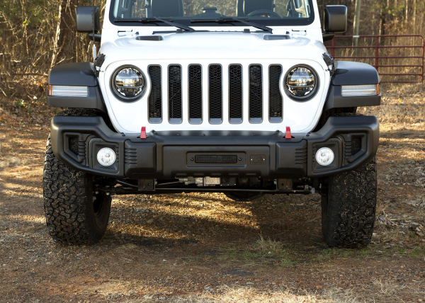 Spartacus Front Bumper, Black, 18-19 Wrangler JL