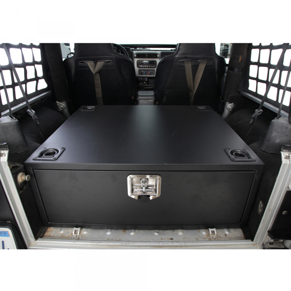 Kofferraum Schublade  Smittybilt  Storage Vault -  Jeep CJ7: 76 - 86 | Wrangler YJ: 87 - 95 | Wrangler TJ: 96 - 06